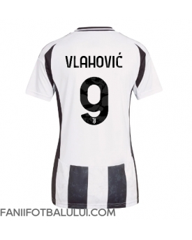 Juventus Dusan Vlahovic #9 Tricou Fotbal Replică 2024-25 Femei Acasa